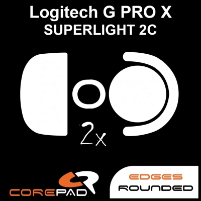 Hyperglides Hypergleits Hypergleids esptiger tiger ice arc Corepad Skatez Logitech G PRO X SUPERLIGHT 2c compact GPX V2 GPX2c